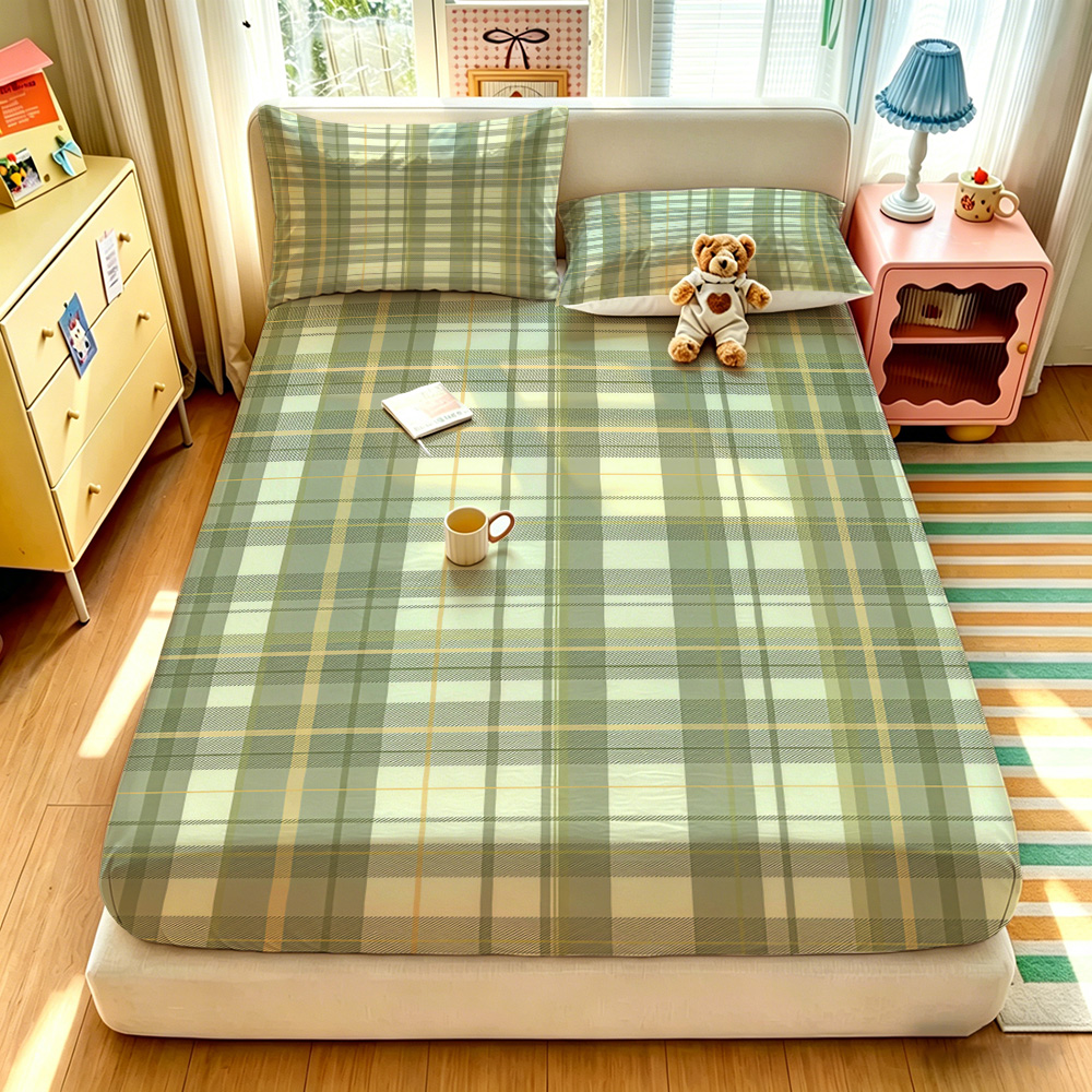 Bed Sheet Microfiber - 90G 3피스 침구 세트 1개의 피티드