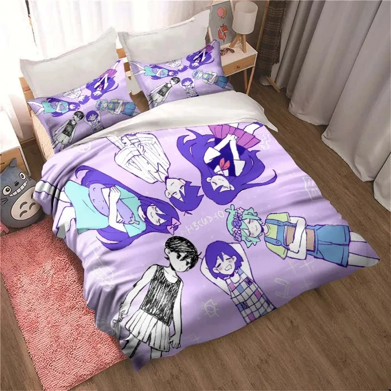 Home Fashion Textiles - 패션 3D 프린팅 애니메이션 오모리 침구