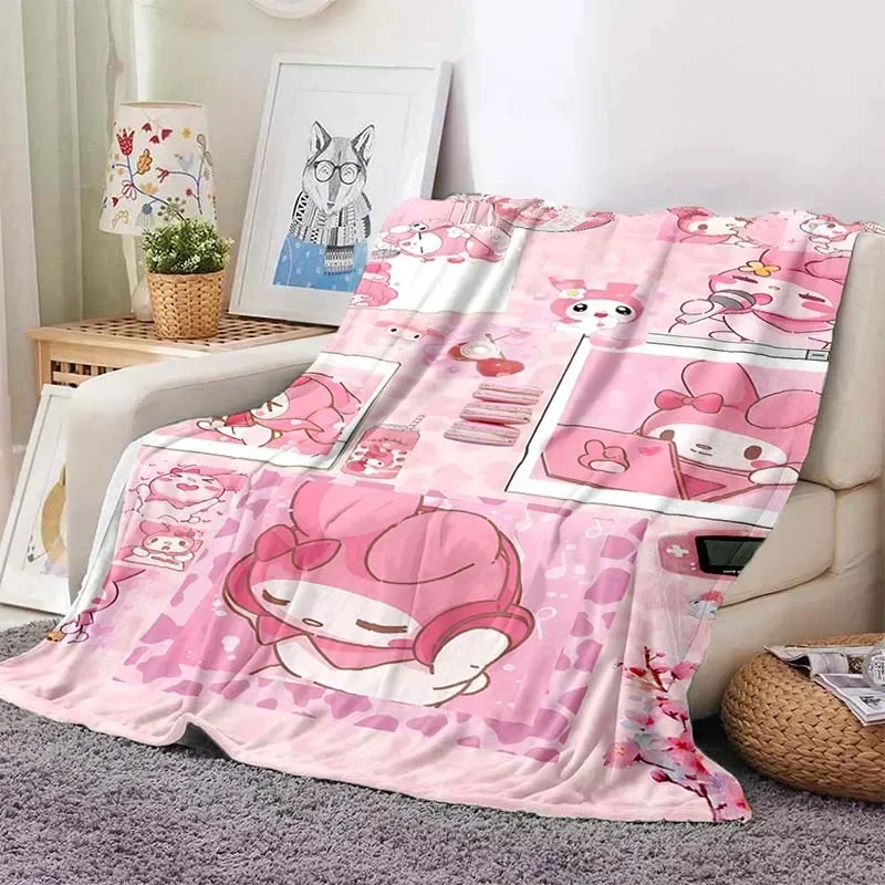 Home Fashion Textiles - 대형 마이멜로디 헬로키티 담요 부드러운 플란넬