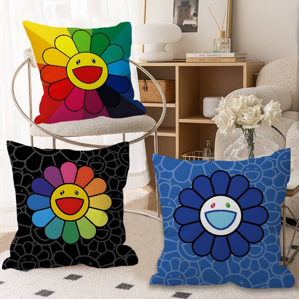 Home Fashion Textiles - 패션 M-Murakamis T-Takashi 아트 베개 커버