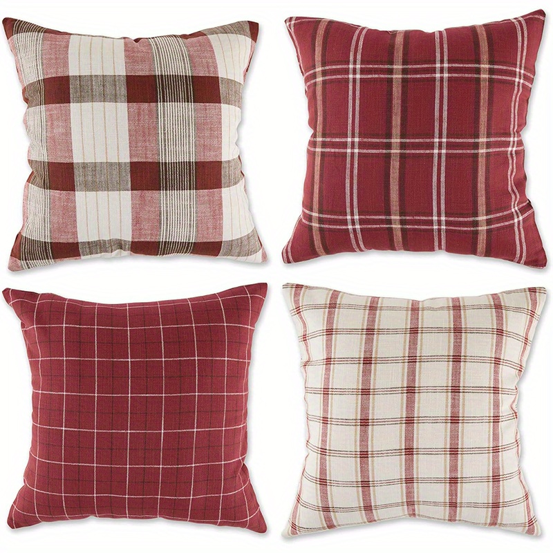 Home Textiles Plaid - 홈 장식 격자 무늬 패턴 장식