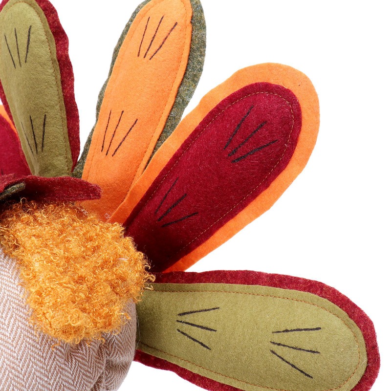 추수감사절 칠면조 인형 가을 파티 데스크탑 장식품 긴  - Home Textiles Turkey 리뷰 및 가격