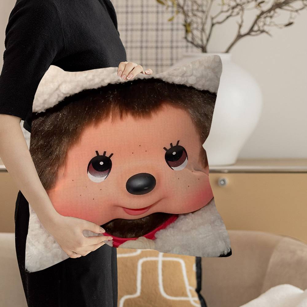 M-Monchhichi 귀여운 베개 애니메이션 베개 소 - Home Fashion Textiles 리뷰 및 가격