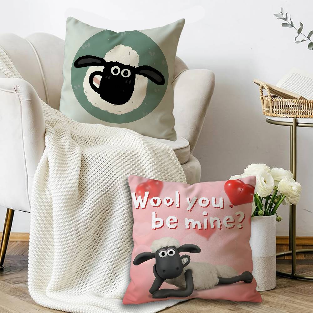 만화 S-숀 펀 더 쉽 애니메이션 베개 애니메이션 베개 - Home Fashion Textiles 리뷰 및 가격