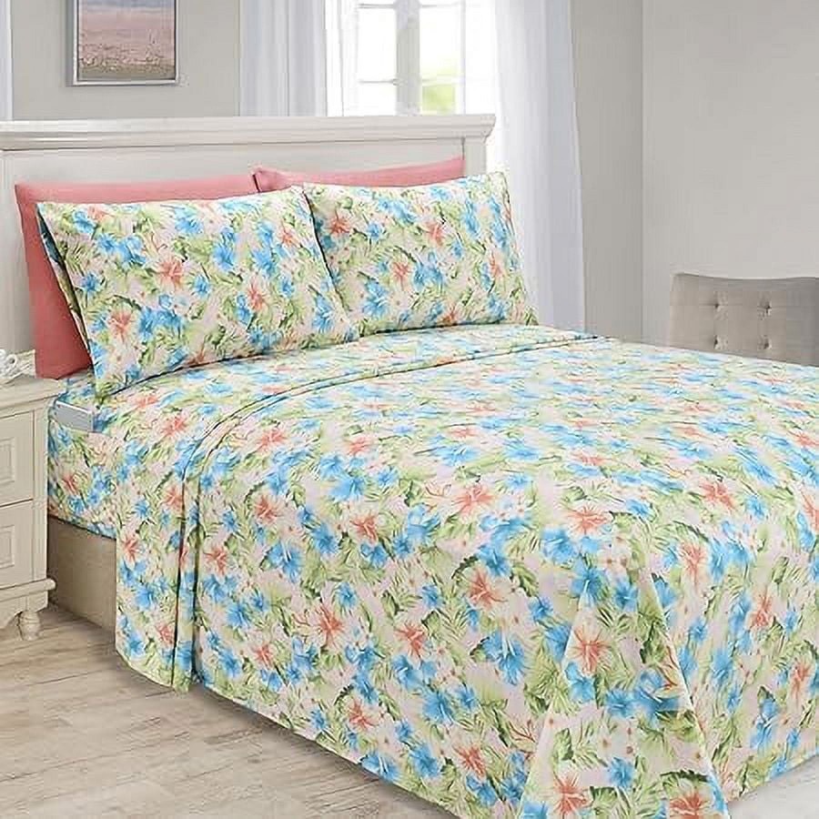 소프트 침대 시트 카디널 패턴 - 1500 호텔급 마이 - Bed Sheet Microfiber 리뷰 및 가격