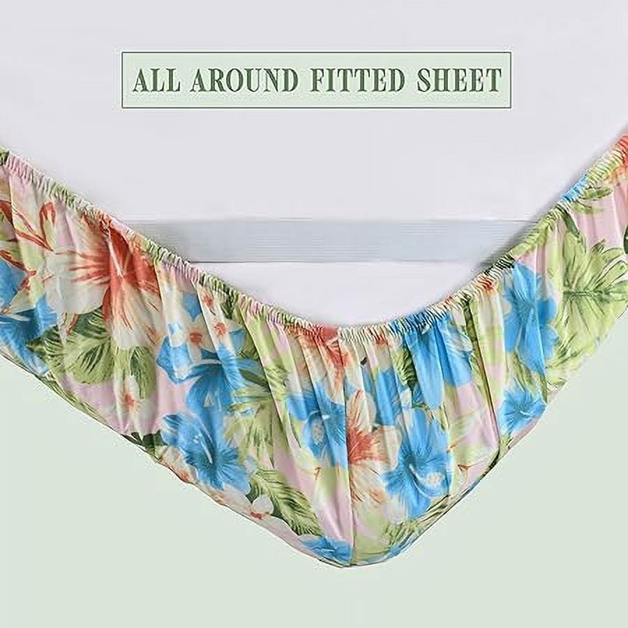 소프트 침대 시트 카디널 패턴 - 1500 호텔급 마이 - Bed Sheet Microfiber 리뷰 및 가격