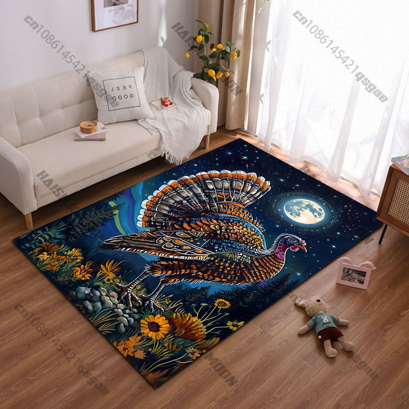 터키 문플라워 카펫 요가 거실 룸 데코 어린이용 크롤링 - Home Textiles Turkey 리뷰 및 가격