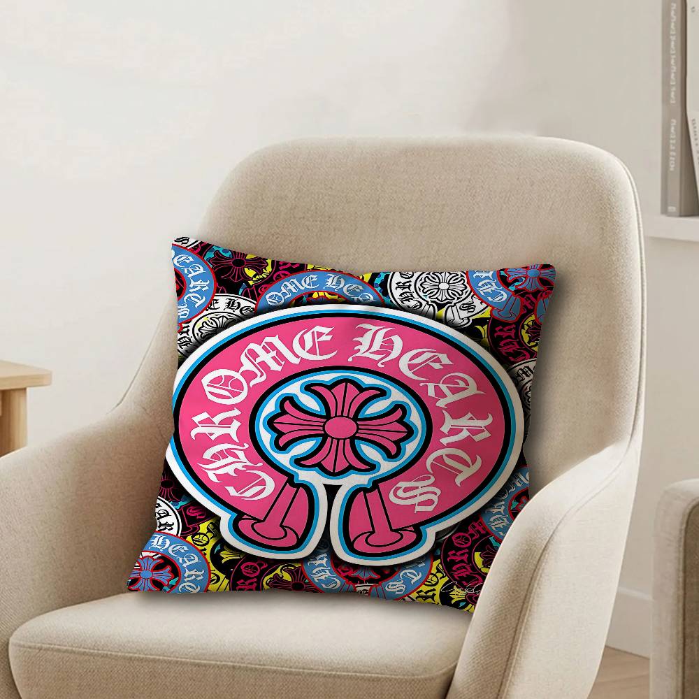 C-Chrome 패션 H-Hearts 럭셔리 베개 커버 - Home Fashion Textiles 리뷰 및 가격