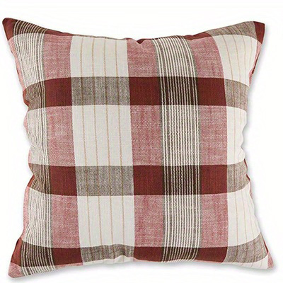 홈 장식 격자 무늬 패턴 장식 던져 베개 커버 패턴 쿠 - Home Textiles Plaid 리뷰 및 가격